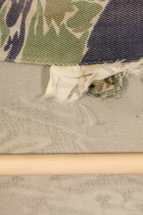 1960年代中頃　推定 A-XL　シルバータイガー　タイガーストライプ　シャツ　退色あり　中古品