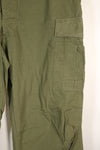 1967 Contract L-L 4th Model Jungle Fatigue Pants in good condition, faded, used.