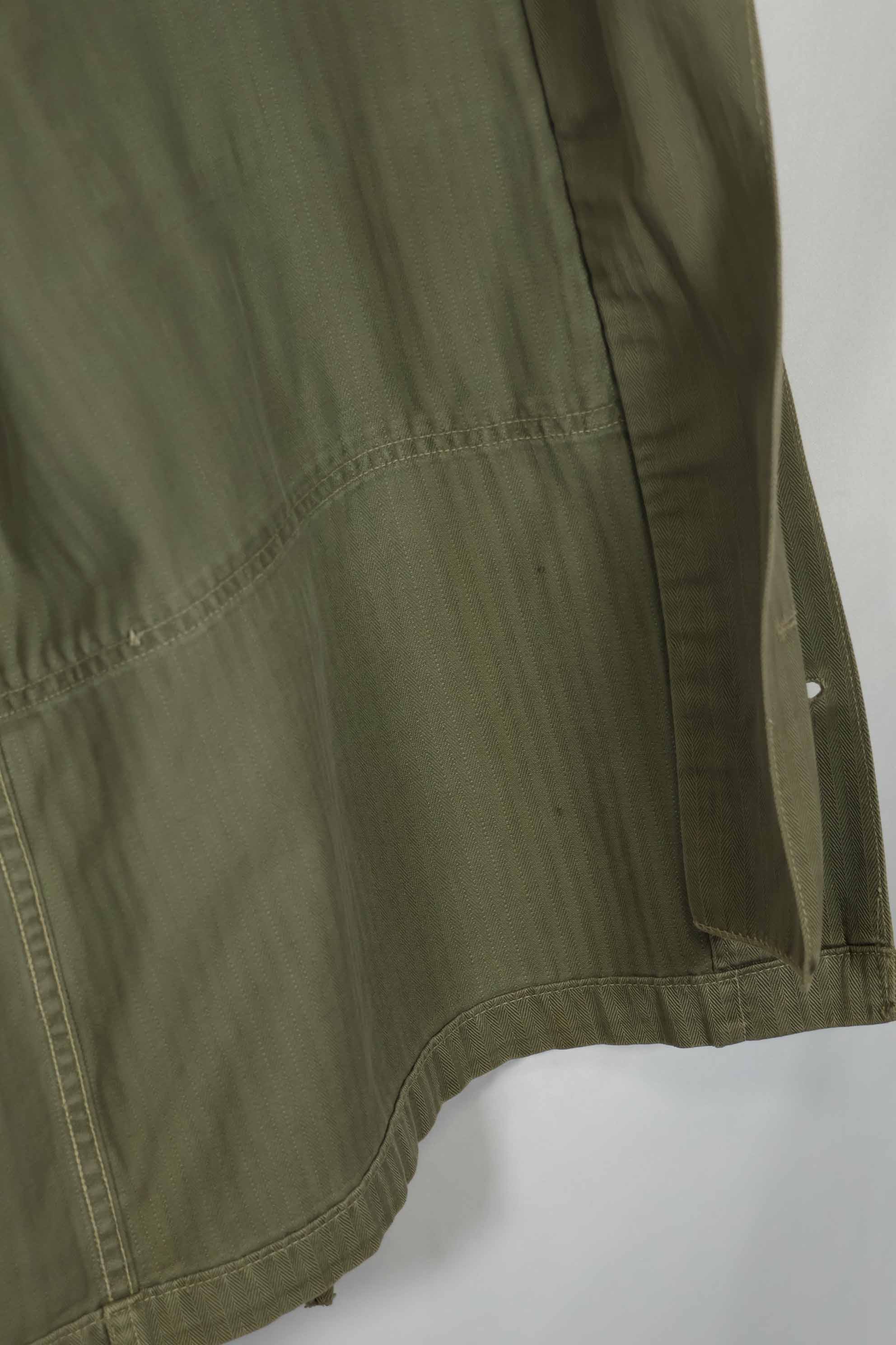 実物　アメリカ海兵隊　USMC P-44　HBT　ユーティリティジャケット　汚れあり　中古品