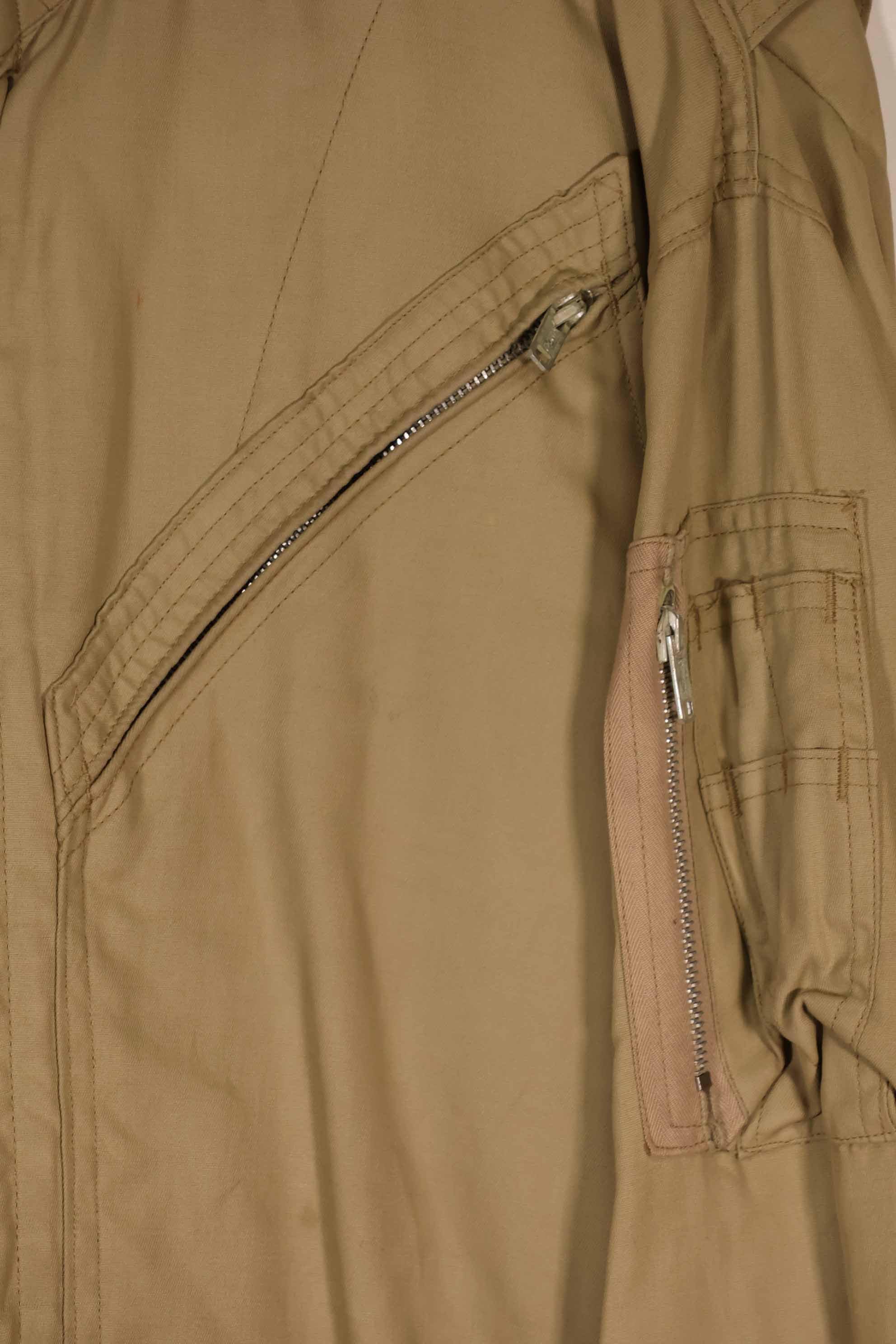 実物　1958年製　アメリカ海軍　夏用フライトスーツ　38 REGULAR　サイズ　中古品　B