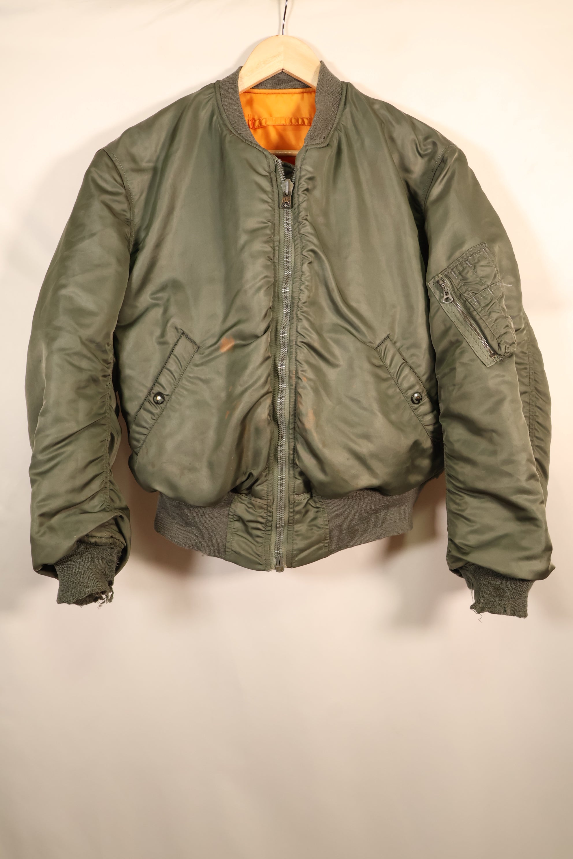 1964年契約　LARGE　アメリカ空軍　USAF　MA-1　フライトジャケット　中期型　中古品