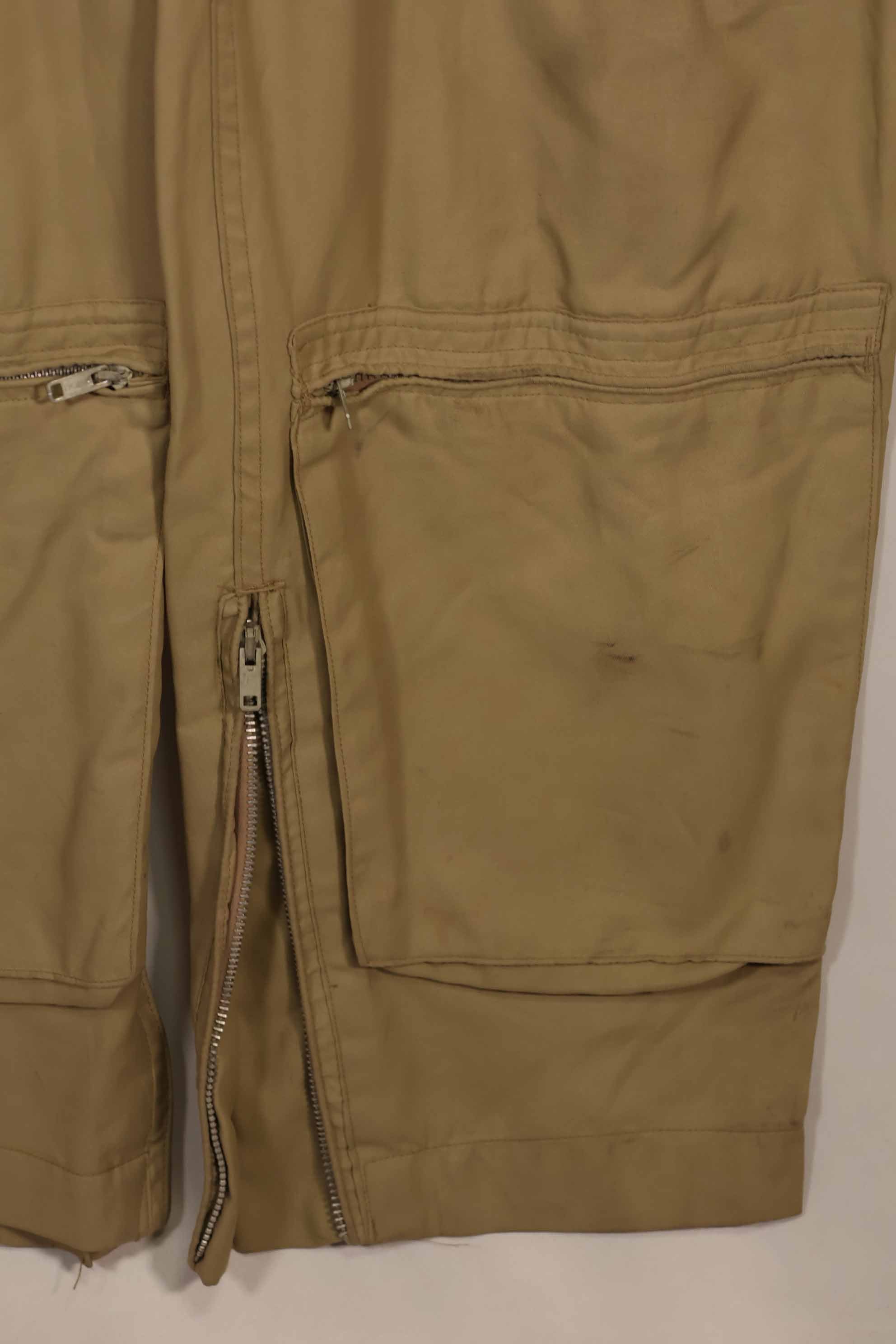 実物　1958年製　アメリカ海軍　夏用フライトスーツ　38 REGULAR　サイズ　中古品　B