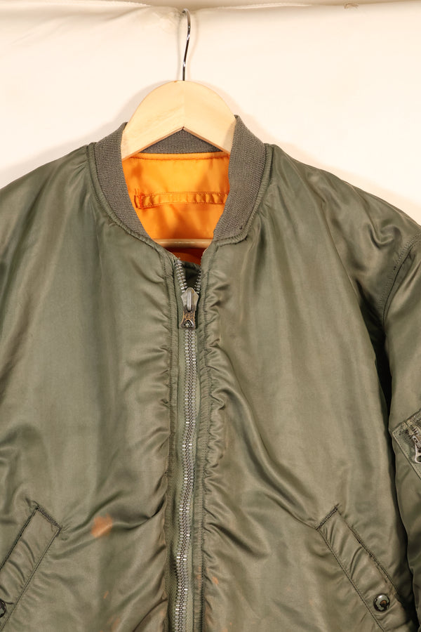 1964年契約　LARGE　アメリカ空軍　USAF　MA-1　フライトジャケット　中期型　中古品