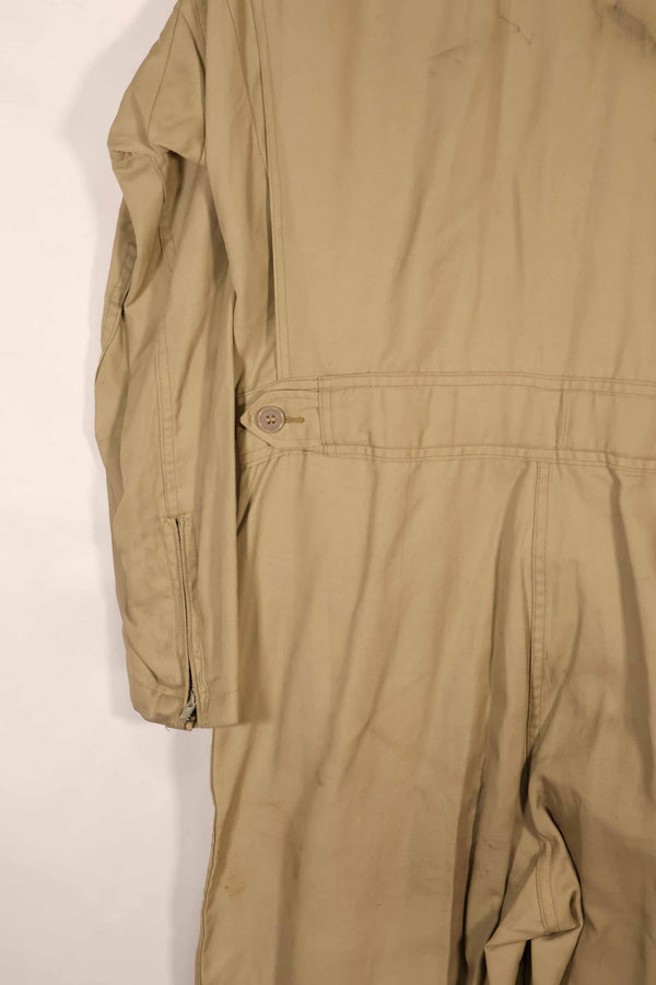 実物　1958年製　アメリカ海軍　夏用フライトスーツ　38 REGULAR　サイズ　中古品　B