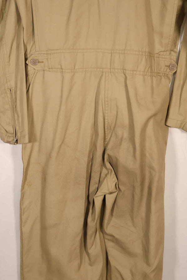 実物　1958年製　アメリカ海軍　夏用フライトスーツ　38 REGULAR　サイズ　中古品　B