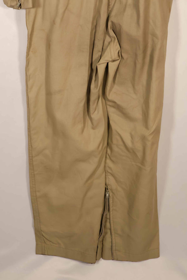 実物　1958年製　アメリカ海軍　夏用フライトスーツ　38 REGULAR　サイズ　中古品　B