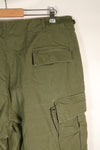 1967 Contract L-L 4th Model Jungle Fatigue Pants in good condition, faded, used.