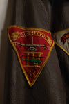 1960's U.S. Navy G-1 Flight Jacket, missing label, with first-attached patch, used.