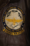 1960's U.S. Navy G-1 Flight Jacket, missing label, with first-attached patch, used.