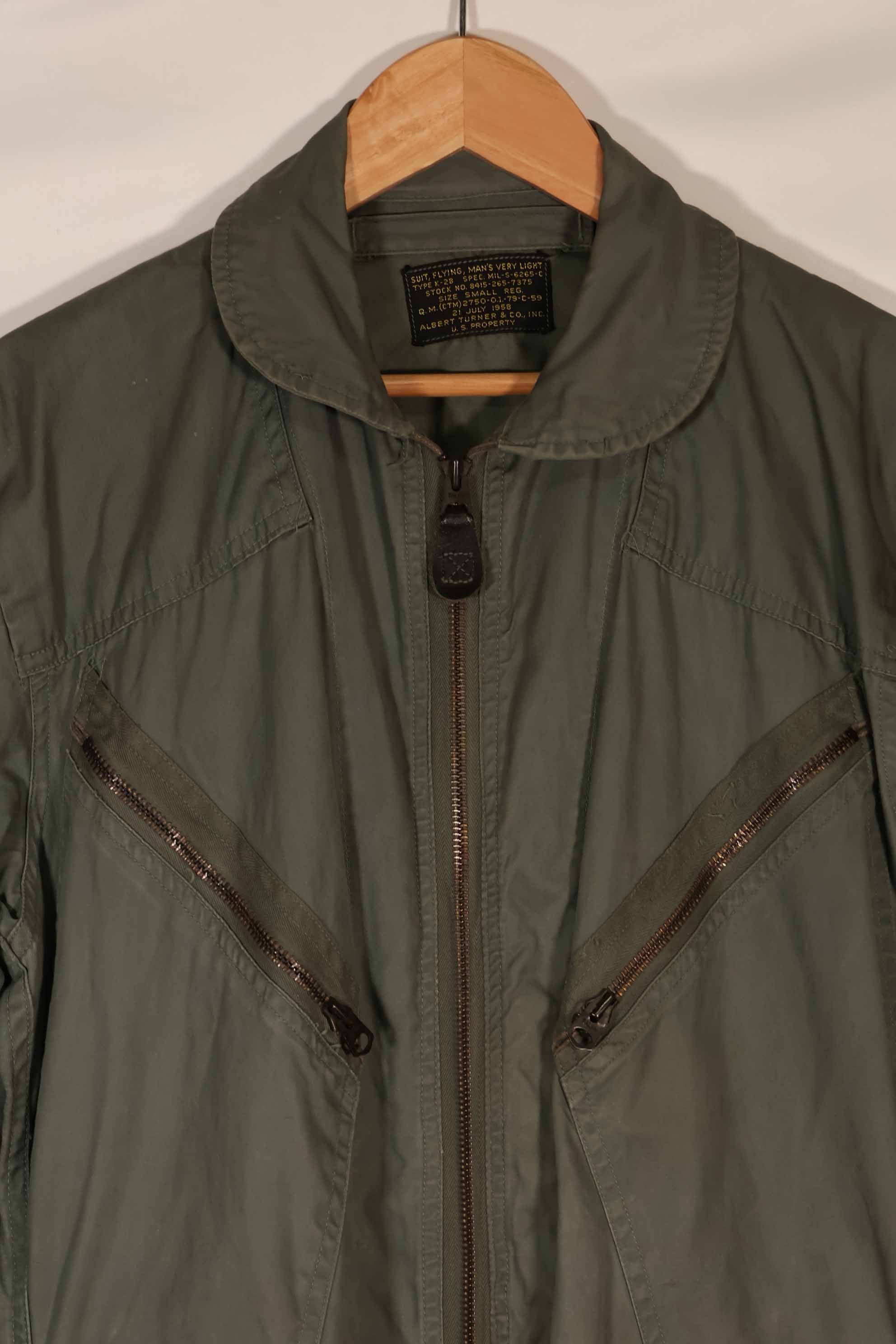 実物　1958年製　アメリカ空軍　USAF　TYPE K2-B 低高度用 フライトスーツ　中古品