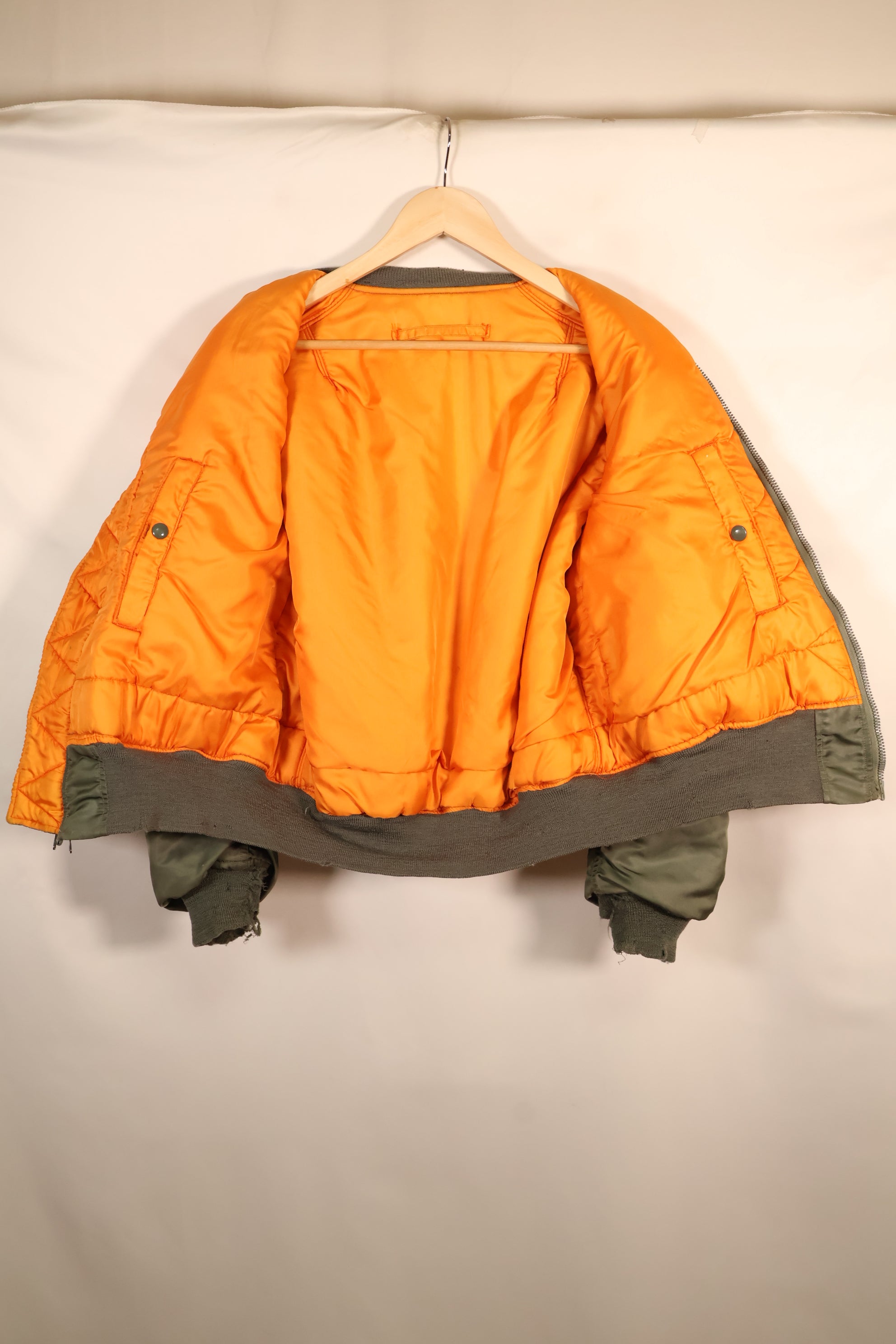 1964年契約　LARGE　アメリカ空軍　USAF　MA-1　フライトジャケット　中期型　中古品