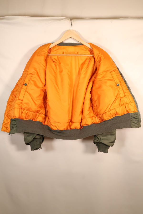 1964年契約　LARGE　アメリカ空軍　USAF　MA-1　フライトジャケット　中期型　中古品