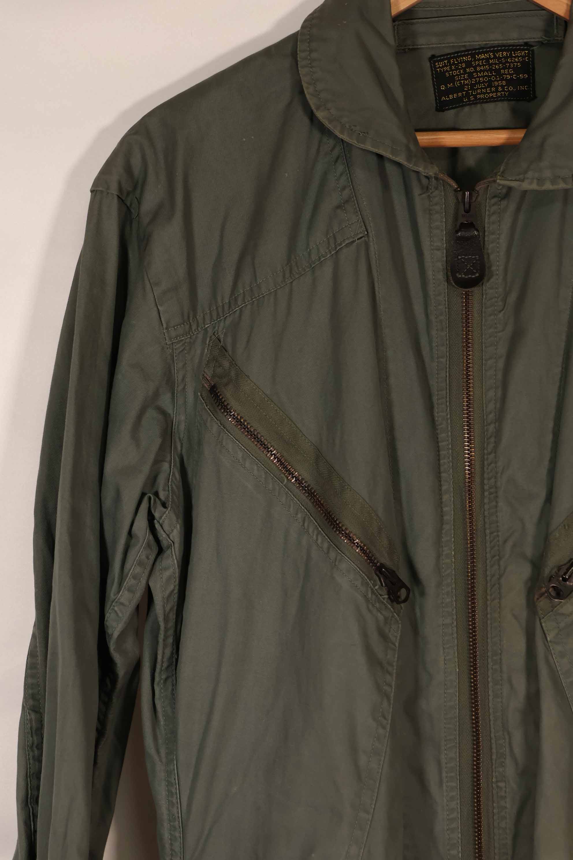 実物　1958年製　アメリカ空軍　USAF　TYPE K2-B 低高度用 フライトスーツ　中古品
