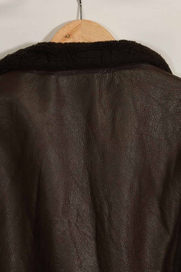 1960's U.S. Navy G-1 Flight Jacket, missing label, with first-attached patch, used.