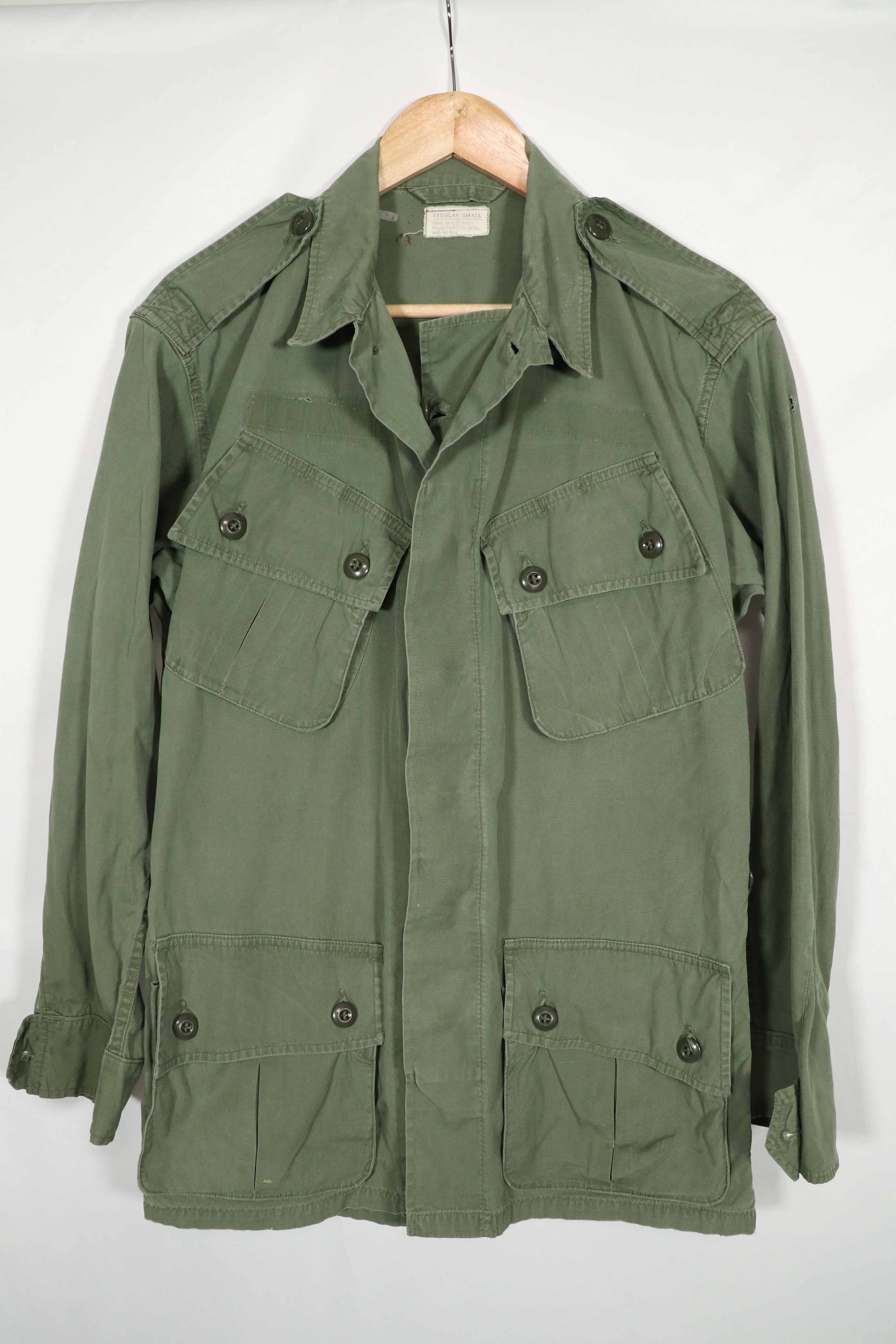 正品 1963 年第一款丛林迷彩夹克，RS 尺码，二手