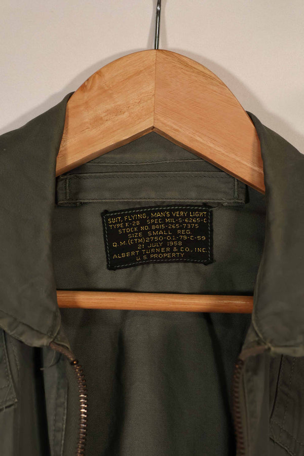 実物　1958年製　アメリカ空軍　USAF　TYPE K2-B 低高度用 フライトスーツ　中古品