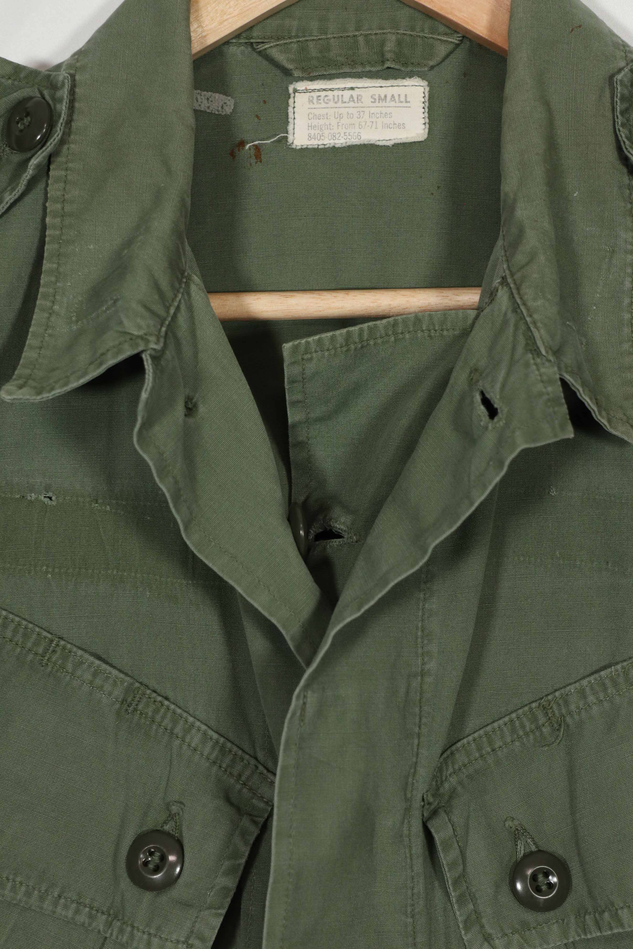 正品 1963 年第一款丛林迷彩夹克，RS 尺码，二手