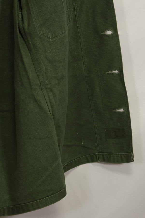 1960年代　元グリーンベレー兵士放出　OG-107　ユーティリティシャツ　初付け　パッチ付き　中古品　A