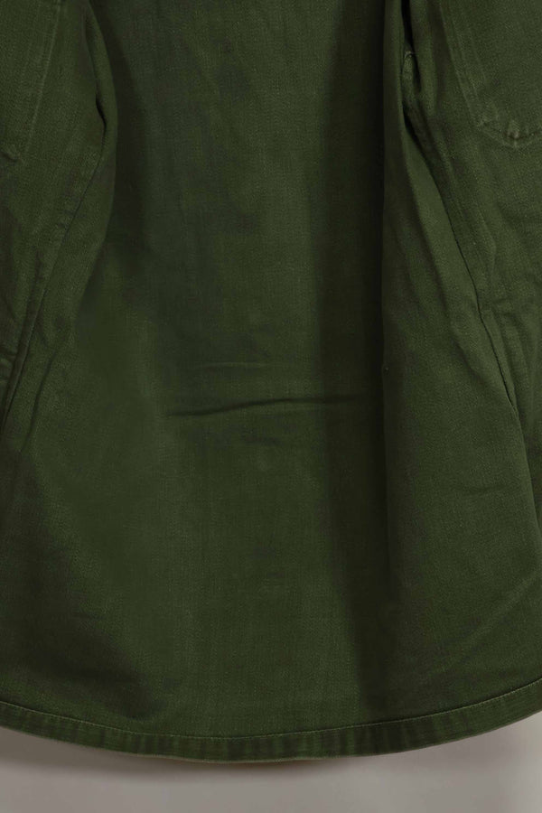 1960年代　元グリーンベレー兵士放出　OG-107　ユーティリティシャツ　初付け　パッチ付き　中古品　A