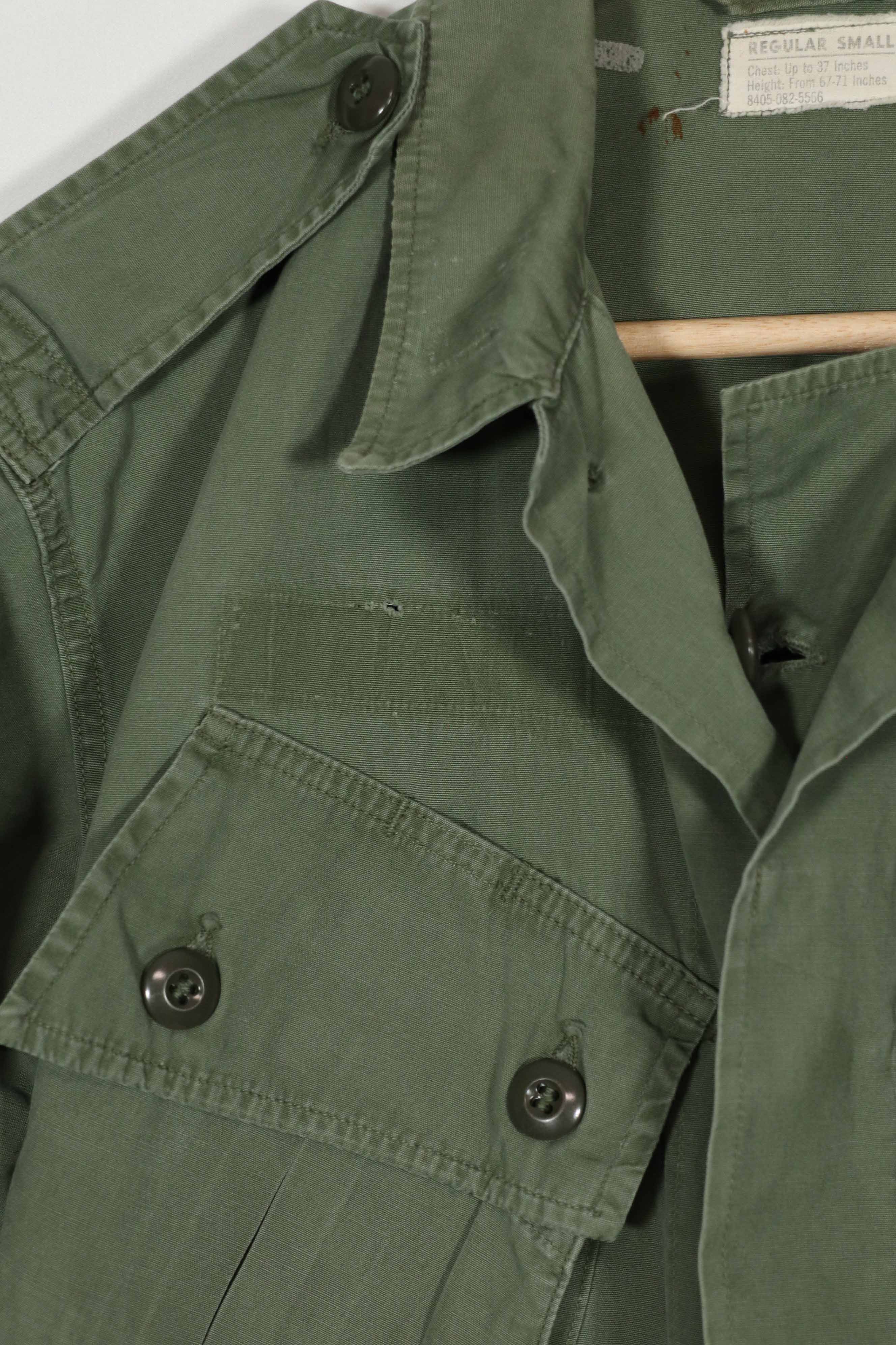正品 1963 年第一款丛林迷彩夹克，RS 尺码，二手