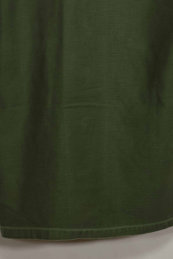 1960年代　元グリーンベレー兵士放出　OG-107　ユーティリティシャツ　初付け　パッチ付き　中古品　A