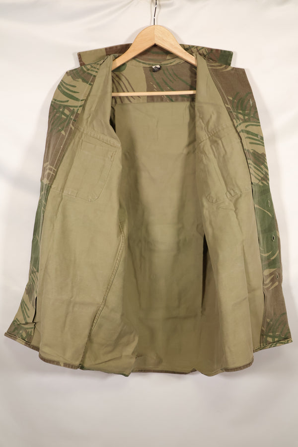 実物　ローデシア軍　ローデシア迷彩　PARAMOUNT製　シャツ　退色あり　中古品