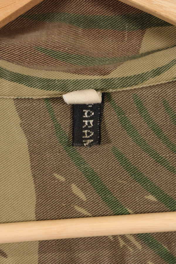 実物　ローデシア軍　ローデシア迷彩　PARAMOUNT製　シャツ　退色あり　中古品