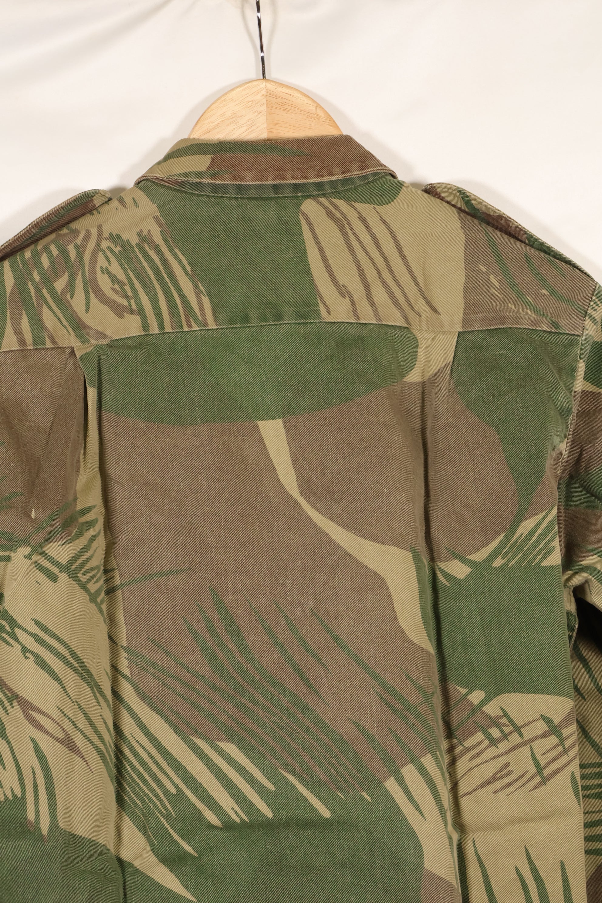 実物　ローデシア軍　ローデシア迷彩　PARAMOUNT製　シャツ　退色あり　中古品