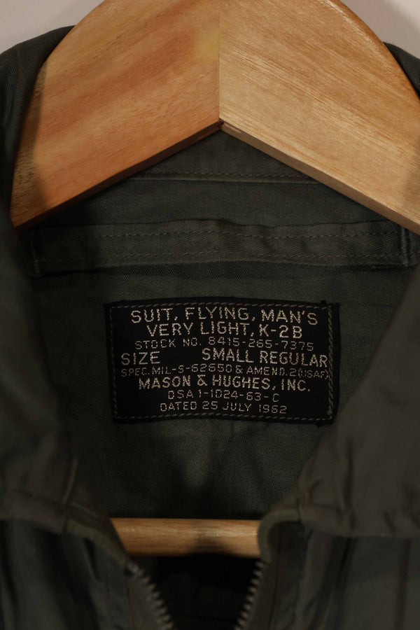実物　1962年製　アメリカ空軍　USAF　TYPE K2-B 低高度用 フライトスーツ　中古品