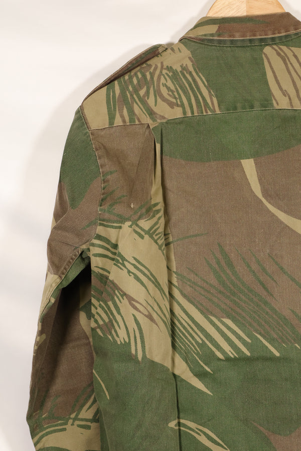 実物　ローデシア軍　ローデシア迷彩　PARAMOUNT製　シャツ　退色あり　中古品