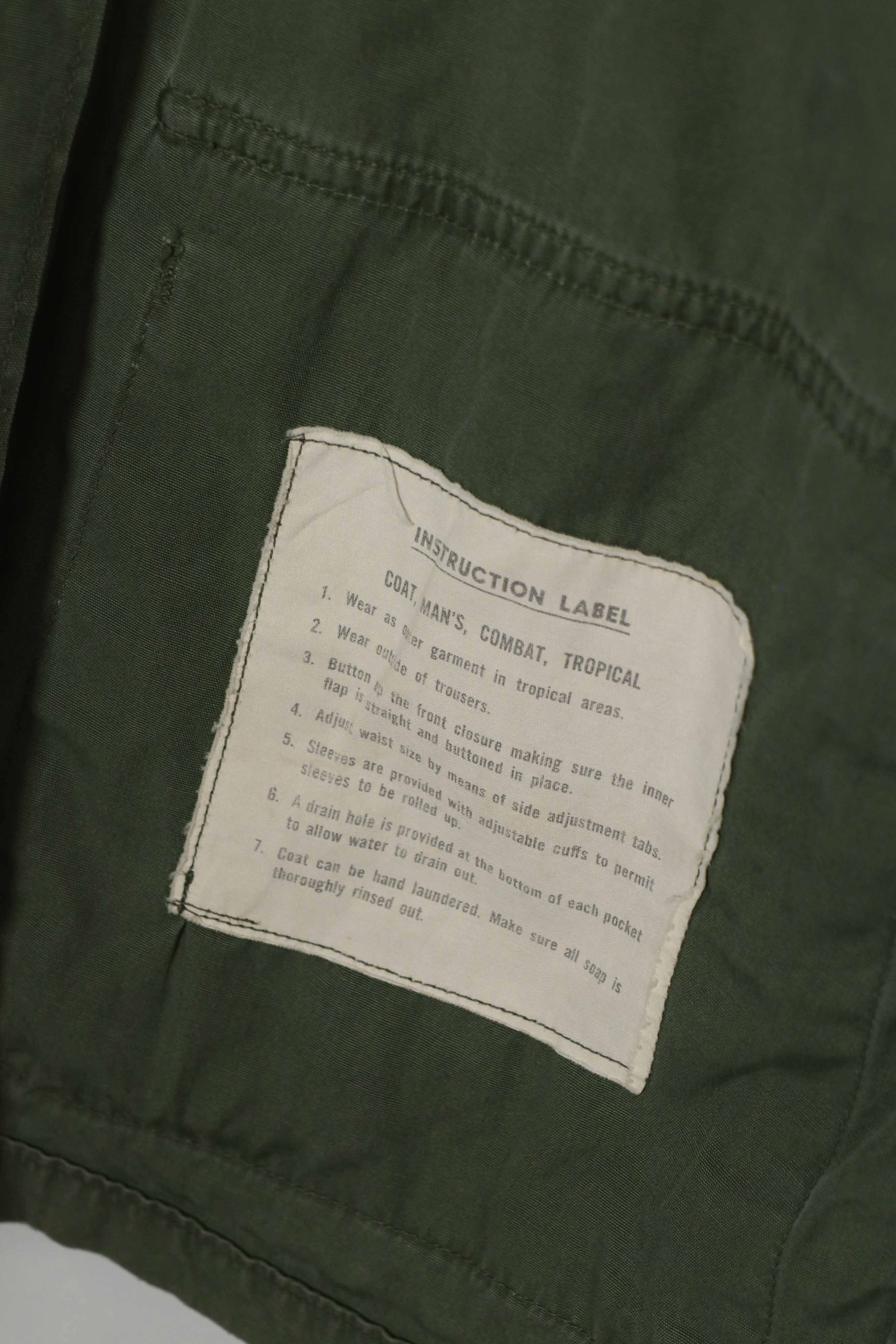 正品 1963 年第一款丛林迷彩夹克，RS 尺码，二手