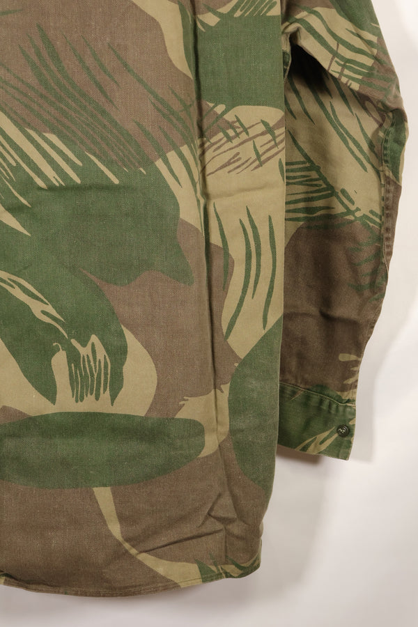 実物　ローデシア軍　ローデシア迷彩　PARAMOUNT製　シャツ　退色あり　中古品