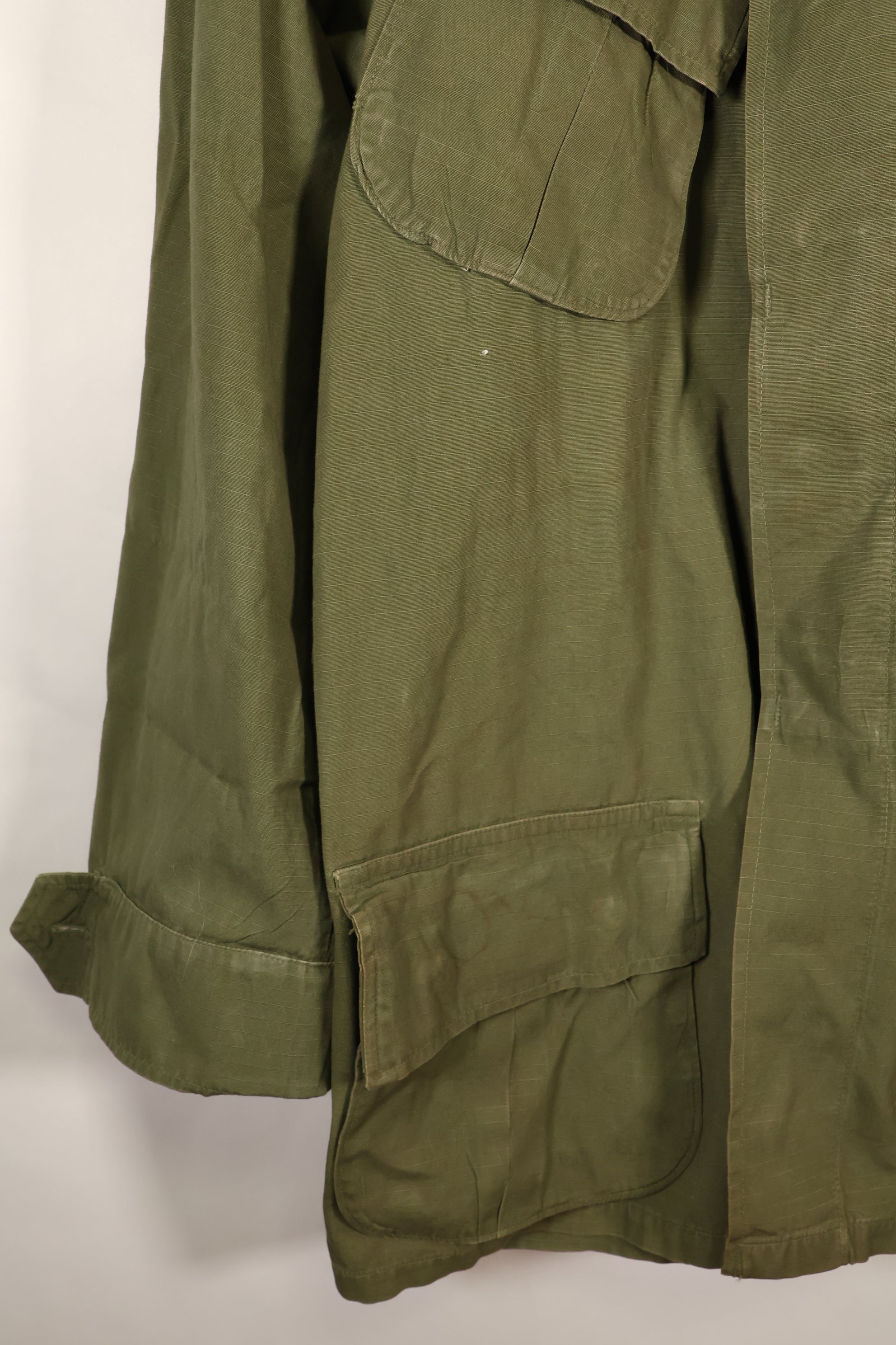 1969年契約　M-L　4th Model ジャングルファティーグ　ジャケット　グリーンベレー仕様　パッチ後付け　中古品