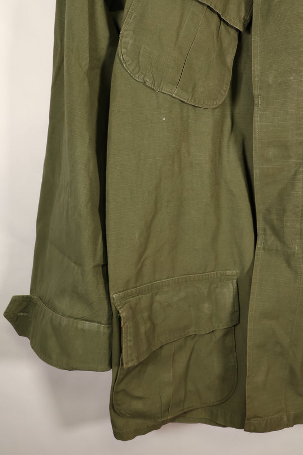 1969年契約　M-L　4th Model ジャングルファティーグ　ジャケット　グリーンベレー仕様　パッチ後付け　中古品