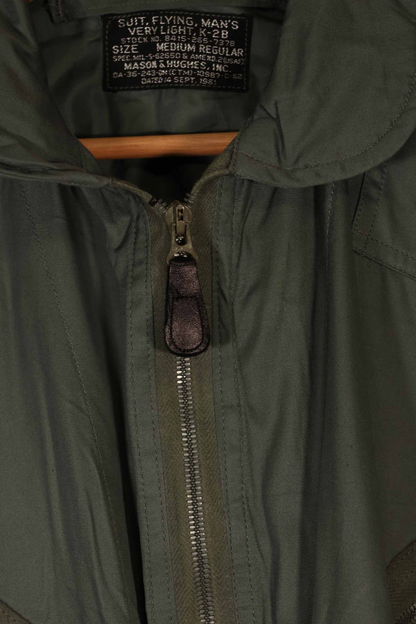 実物　1961年製　アメリカ空軍　USAF　TYPE K2-B 低高度用 フライトスーツ　中古品