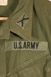 1969年契約　M-L　4th Model ジャングルファティーグ　ジャケット　グリーンベレー仕様　パッチ後付け　中古品