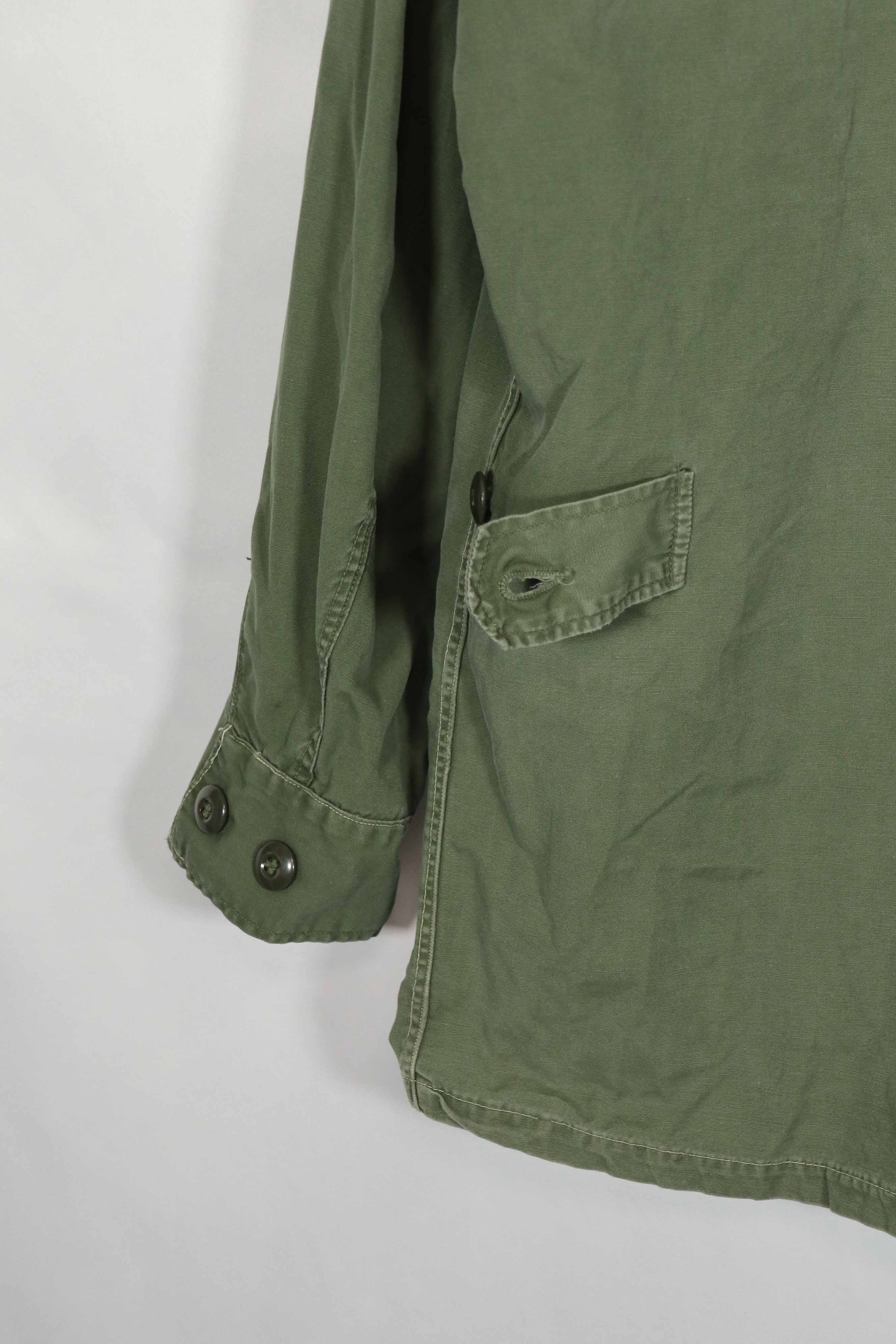 実物　2nd Model ジャングルファティーグ　ジャケット　汚れ　パッチ跡あり　L-R サイズ　中古品　A