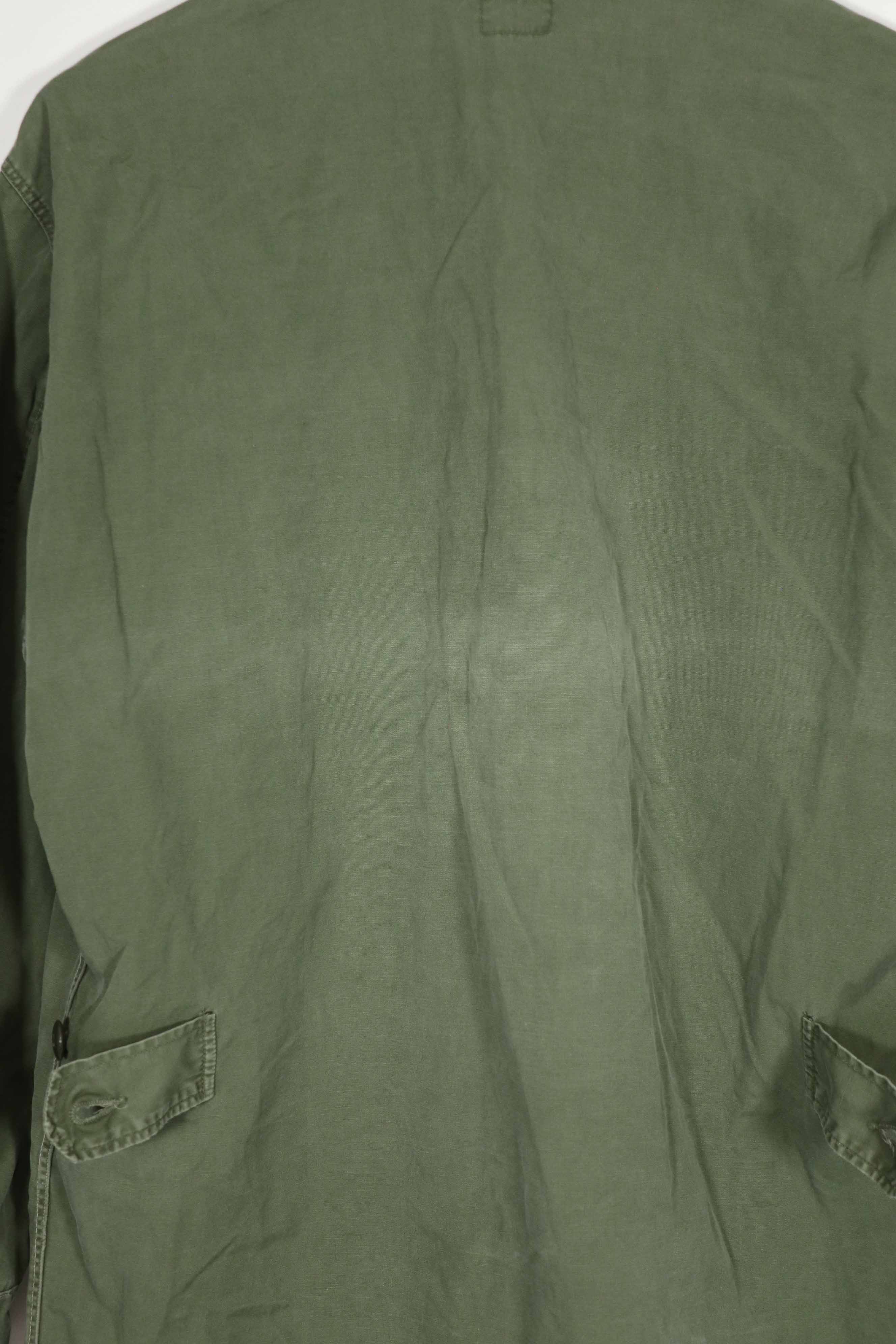 実物　2nd Model ジャングルファティーグ　ジャケット　汚れ　パッチ跡あり　L-R サイズ　中古品　A