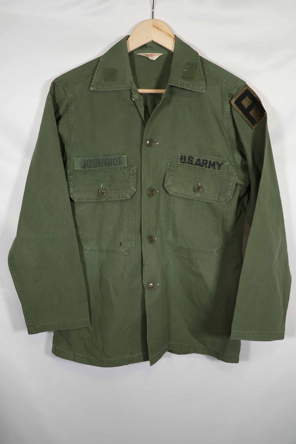 1960年代　OG-107 ポップリン生地　ユーティリティシャツ　パッチ初付け　中古品　B