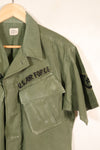 1968年契約　S-R　USAF　4th Model ジャングルファティーグ　ジャケット　半袖カスタム　中古品