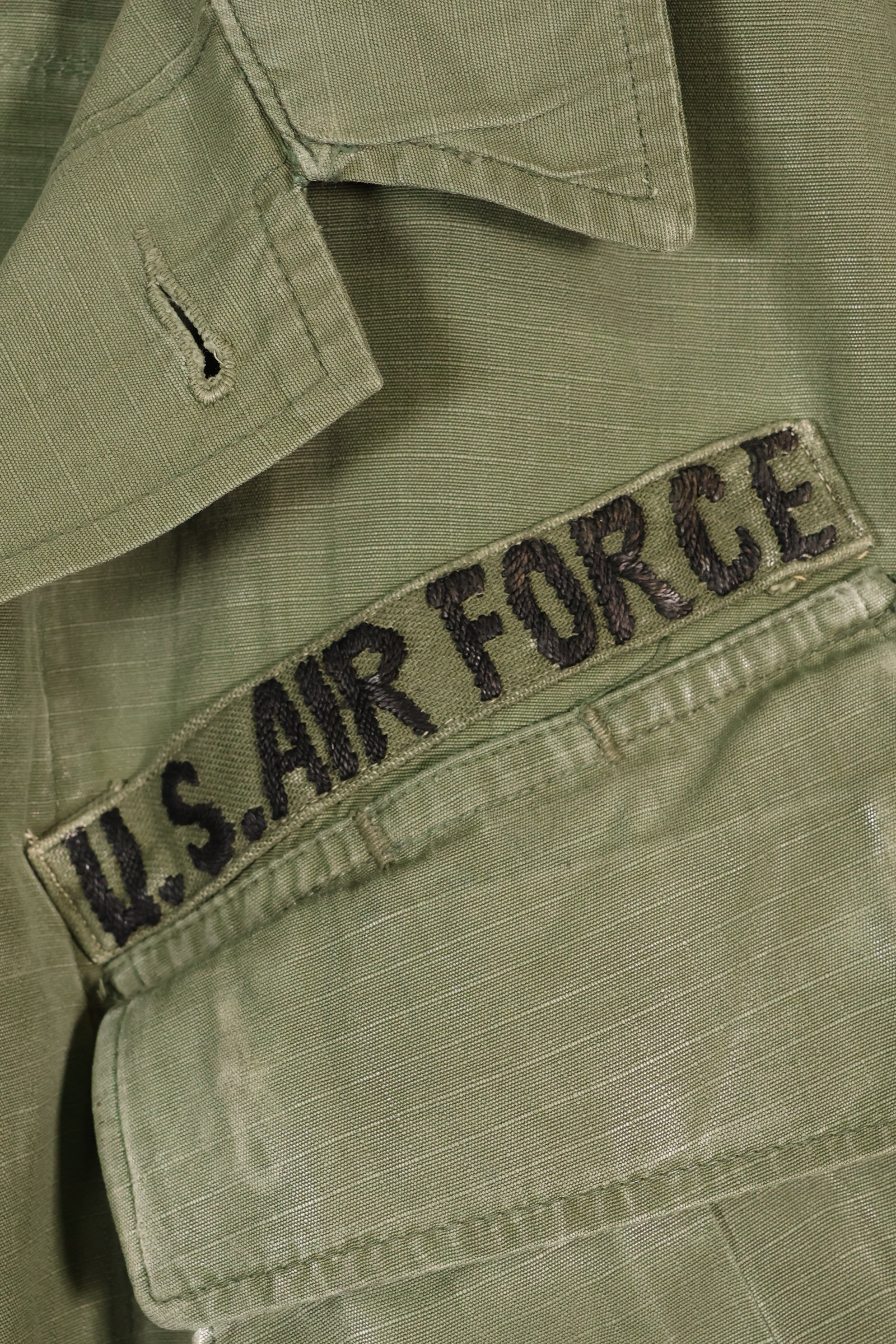 1968年契約　S-R　USAF　4th Model ジャングルファティーグ　ジャケット　半袖カスタム　中古品
