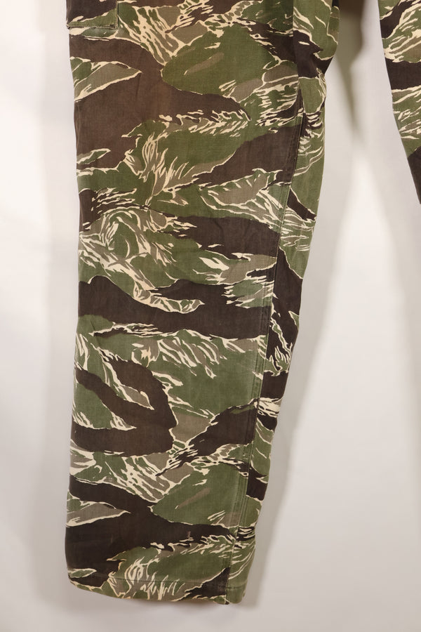 1960年代中頃　推定US-L〜XL　沖縄タイガー　タイガーストライプ　パンツ　HAMAジッパー　中古品