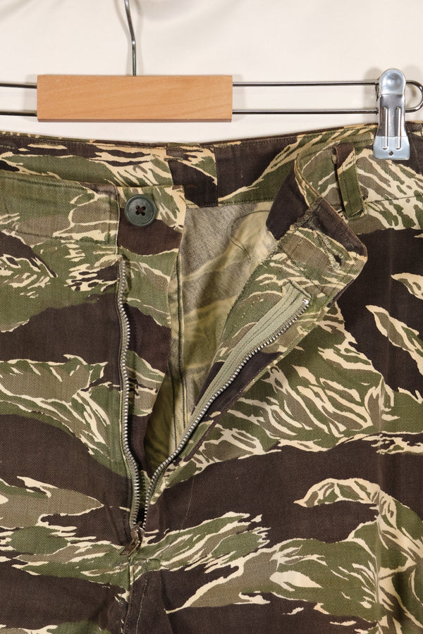 1960年代中頃　推定US-L〜XL　沖縄タイガー　タイガーストライプ　パンツ　HAMAジッパー　中古品