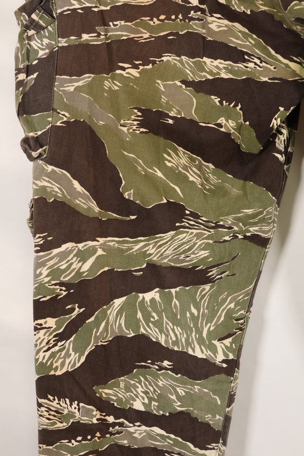 1960年代中頃　推定US-L〜XL　沖縄タイガー　タイガーストライプ　パンツ　HAMAジッパー　中古品