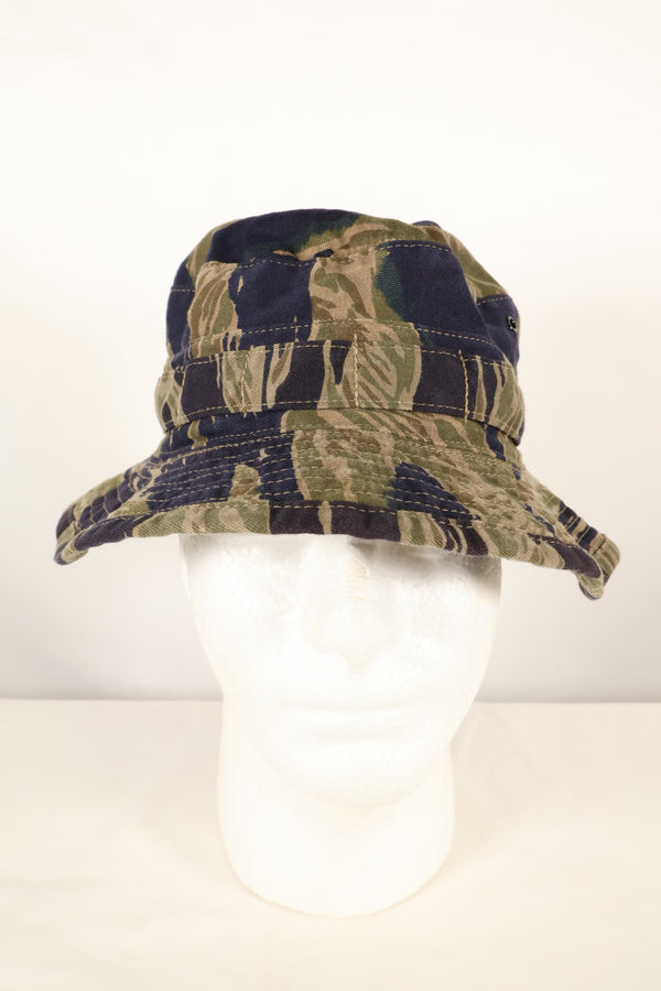 大阪 MASH製　A-S　シルバータイガーストライプ　CISOカット ブーニーハット　中古品