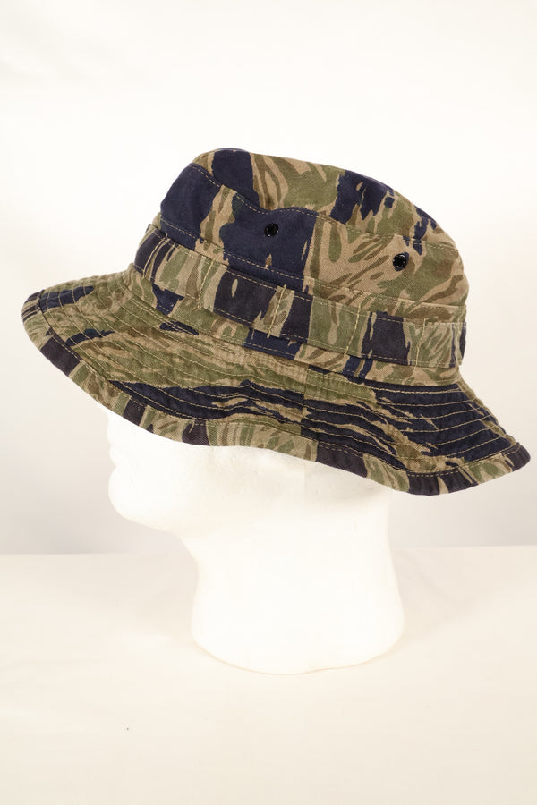 大阪 MASH製　A-S　シルバータイガーストライプ　CISOカット ブーニーハット　中古品