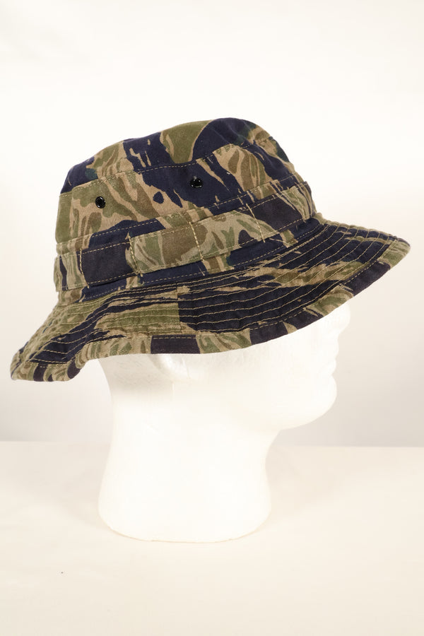 大阪 MASH製　A-S　シルバータイガーストライプ　CISOカット ブーニーハット　中古品