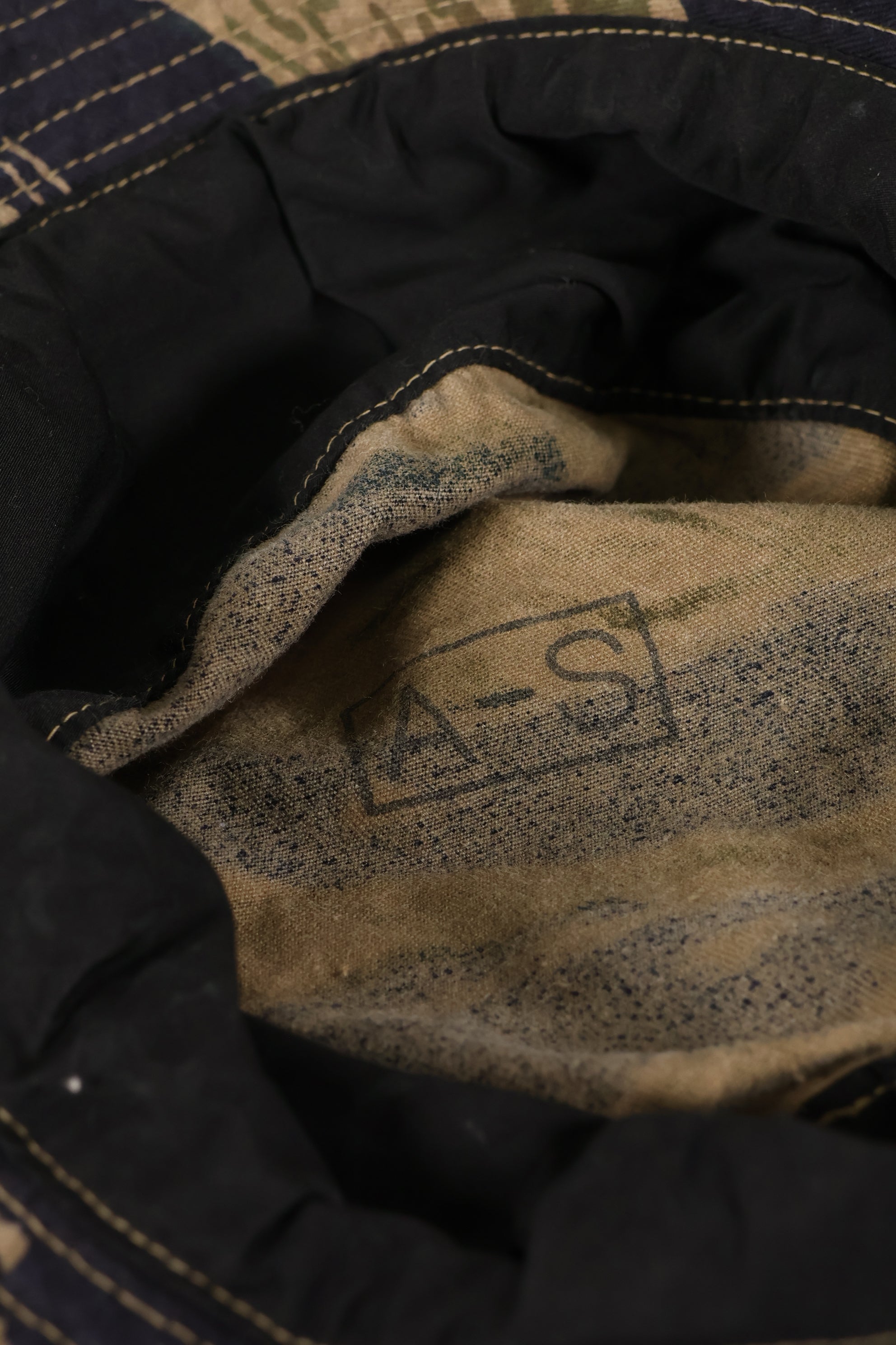 大阪 MASH製　A-S　シルバータイガーストライプ　CISOカット ブーニーハット　中古品