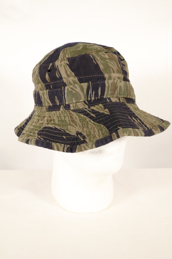 大阪 MASH製　A-M　シルバータイガーストライプ　CISOカット ブーニーハット　中古品