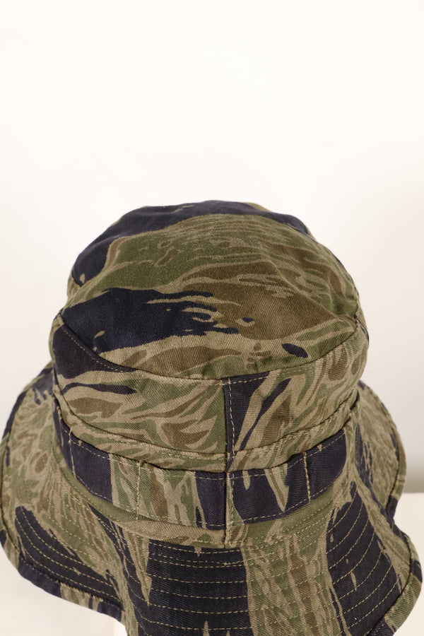 大阪 MASH製　A-M　シルバータイガーストライプ　CISOカット ブーニーハット　中古品